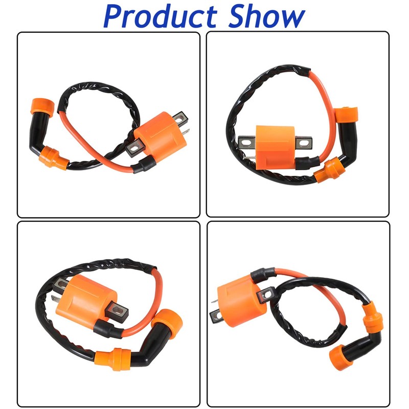 Silscvtt Ignition Coil CDI Spark Plug Replacement for Yamaha 250