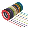 3 X 10 Rollos Cinta Adhesiva De Enmascarar Para Rojo
