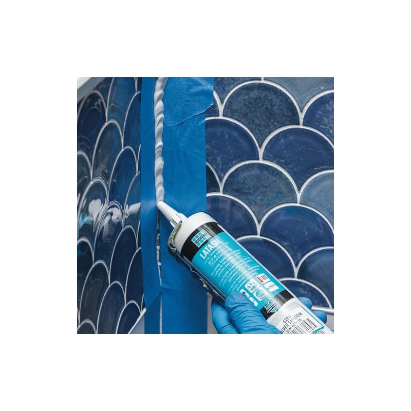 Laticrete Latasil High Performance Silicone Sealant, Bright White