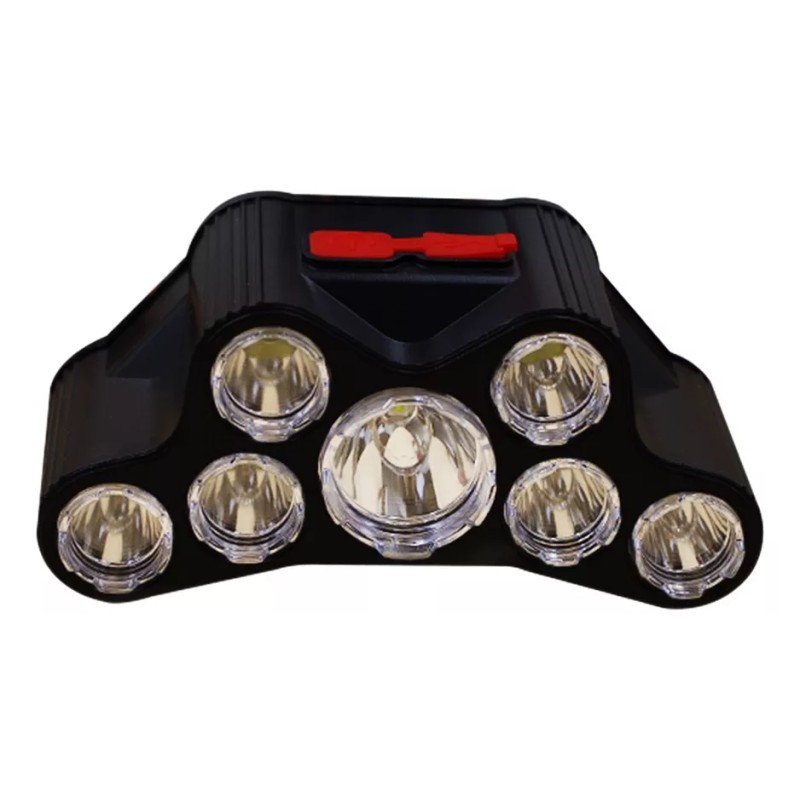 Maíz Linterna Led Minero Tactica Cabeza Recargable Usb Lampara