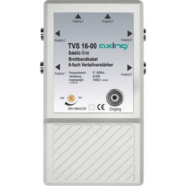 Axing TVS 16-00 6x Distributor Amplifier for Small CATV and Terrestrial Networks