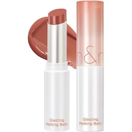 rom&nd beauty Glasting Melting Balm - High-Shine, Hydrating Tinted Lip Balm - Buildable Gloss & Vegan Formula - Korean Glossy Lip Balm with Shea Butter 0.12 oz (#05 Nougat Sand)