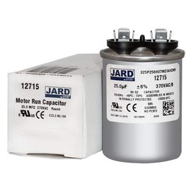 25 uF x 370 VAC Round Run Capacitor by # 12715