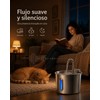 Fuente de Agua para Gato de 2.2L, 6 Filtros Bebedero