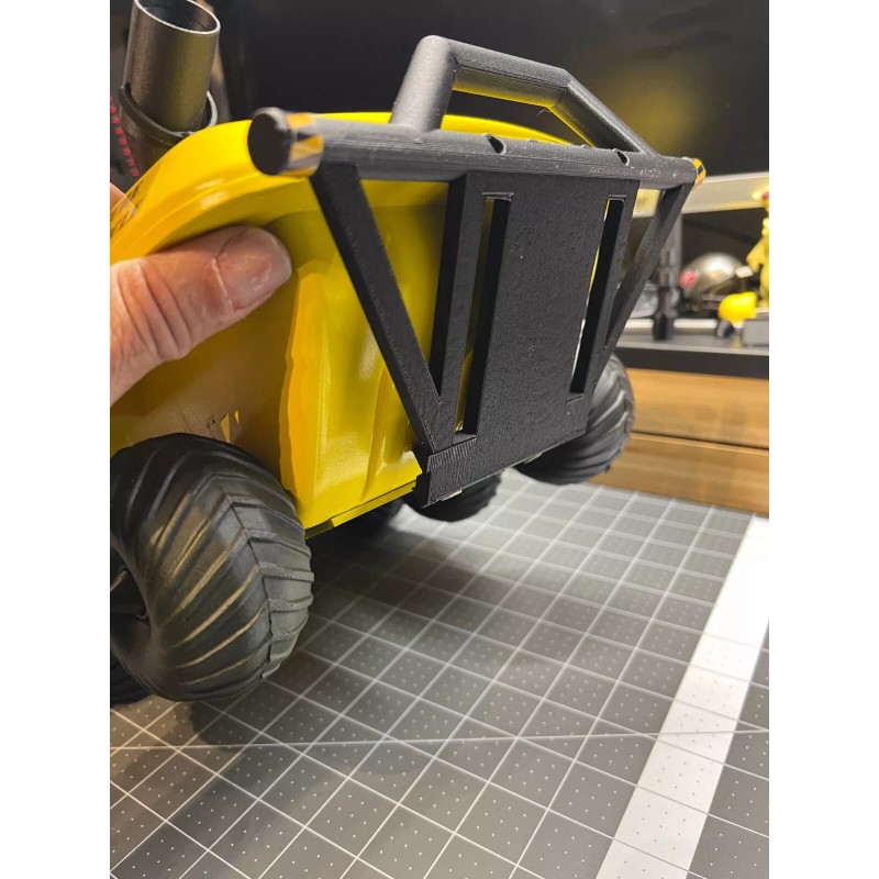 3D Printed Gi Joe Adventure Team ATV Front Bumper Bar-Pls