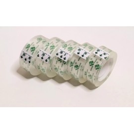 Unbranded Clear Transparent Stationary Tape 3/4 in x 1000 in,1 inch Core 5 packs per order