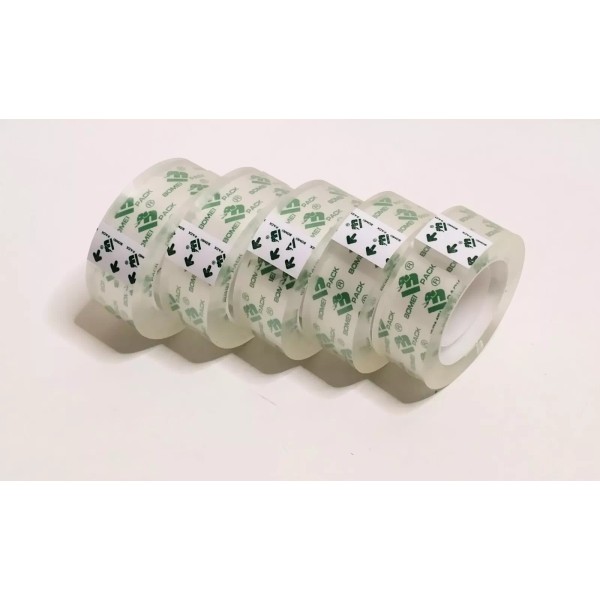 Unbranded Clear Transparent Stationary Tape 3/4 in x 1000 in,1