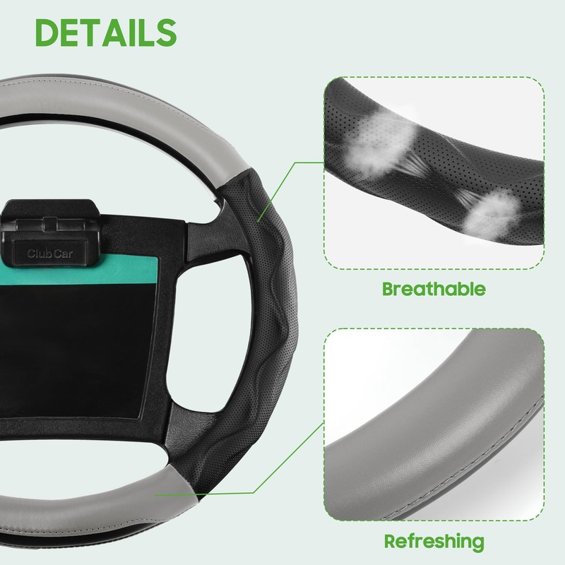 10L0L Golf Cart Steering Wheel Cover for Yamaha G29 and