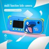 Camera Instant Print Camera Christmas Birthday Gifts for Blue Dinosaur