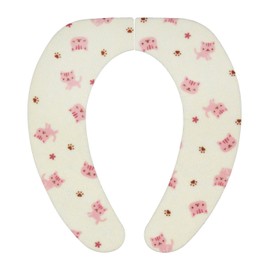 Sanko KC-62 Toilet Seat Cover, Stays in Place and Stick, Deodorizing, Washable, Made in Japan