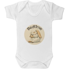 Azeeda 6-12 Monate 'Schlafenszeit, Häschen, Schlafen' Baby Body Unisex (GR00160489)