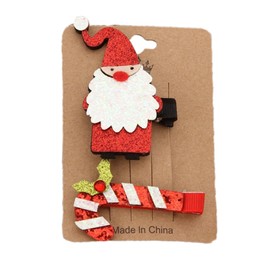 Christmas Hairpins for Women,Cute Duckbill Hairpins Kit - Bright Colors Hair Decoration Tool for School Activities, Friends Parties, Festival Events, Daily Wear, Themed Parties