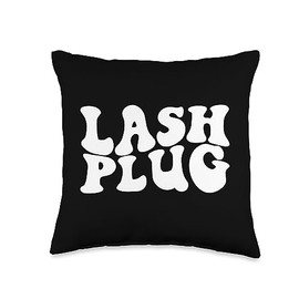 Lash Plug Lash Tech Eyelash Stylist Lash Artist Throw Pillow