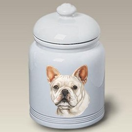 French Bulldog Cream - Linda Picken Treat Jar