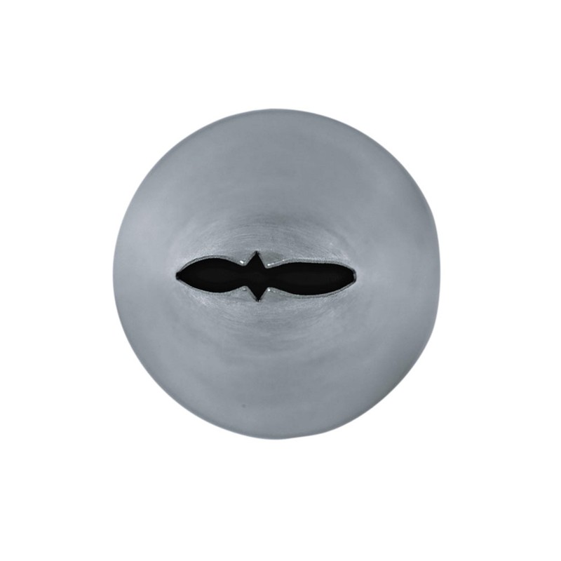 Staedter Leaf Tip, 15 mm, Stainless Steel, Silver