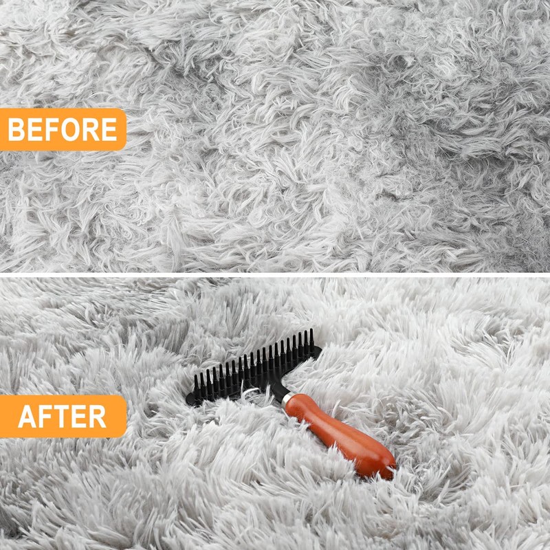 Astfys Hand Held Carpet Rake, Making Carpets Fluffy Again, Clean