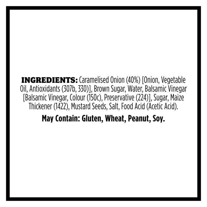 F. Whitlock & Sons Caramelised Onion Relish Condiments 275g