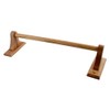 LDR Industries 165 9860 Rustic Oak Towel Bar, 18 Inch