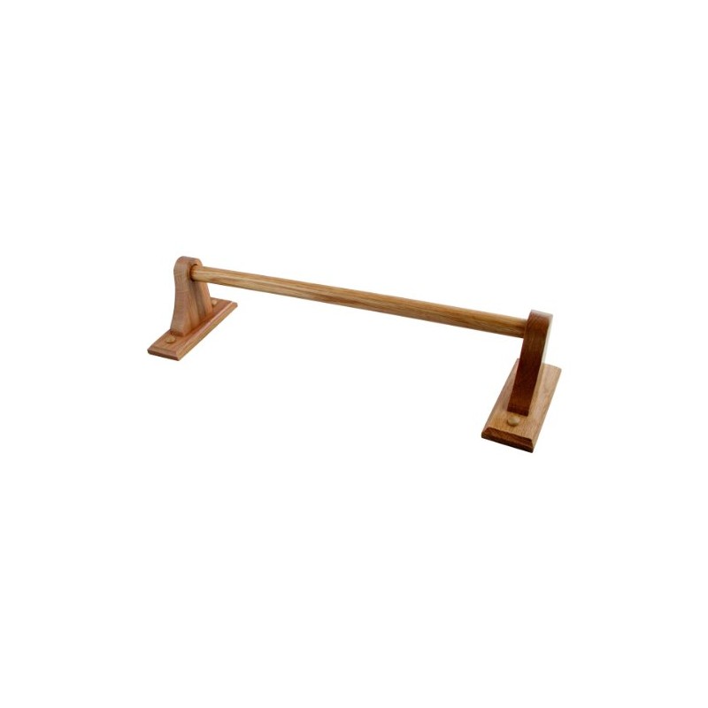 LDR Industries 165 9860 Rustic Oak Towel Bar, 18 Inch