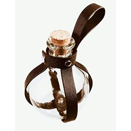 shoperama Magic Potion Bottle with Belt Loop Witcher Accessory Costume Accessory LARP Cosplay