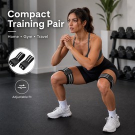 Adjustable Blood-Flow-Restriction Training Band – Lightweight Exercise Strap for Experienced Arm and Leg Workouts