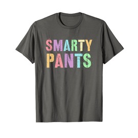 Cute Little Miss SMARTY PANTS Hello ABCD Phd Last Day School T-Shirt