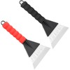 GLORHA 2PCS Heavy Duty Ice Scraper for Fridge Freezers Car