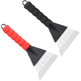 GLORHA 2PCS Heavy Duty Ice Scraper for Fridge Freezers Car Strong Freezer Defrosting Ice Scraper for Removing Stubborn Ice and Frost