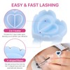 Lash Glue Holder - 100pcs Glue Ring Cups,Lash Glue Rings,Glue