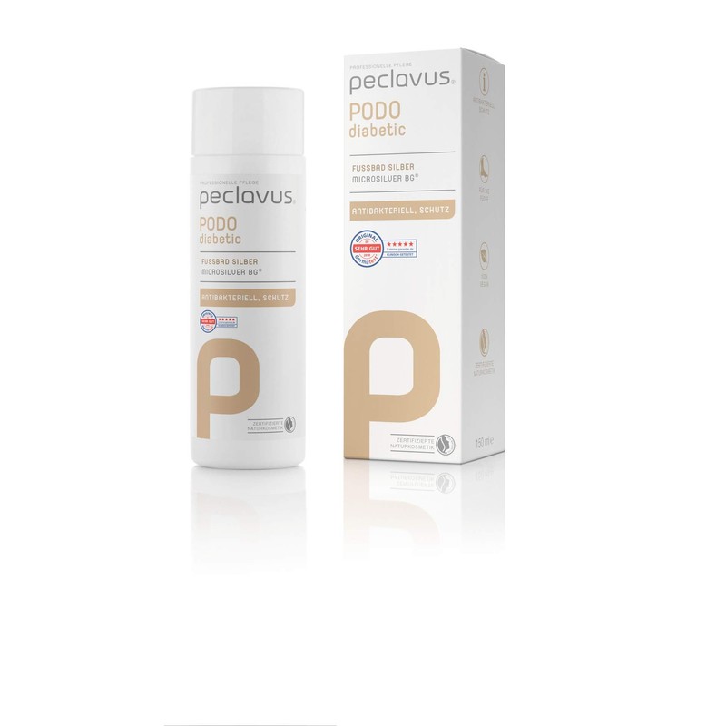 Peclavus PODOdiabetic Foot Bath Silver 150 ml