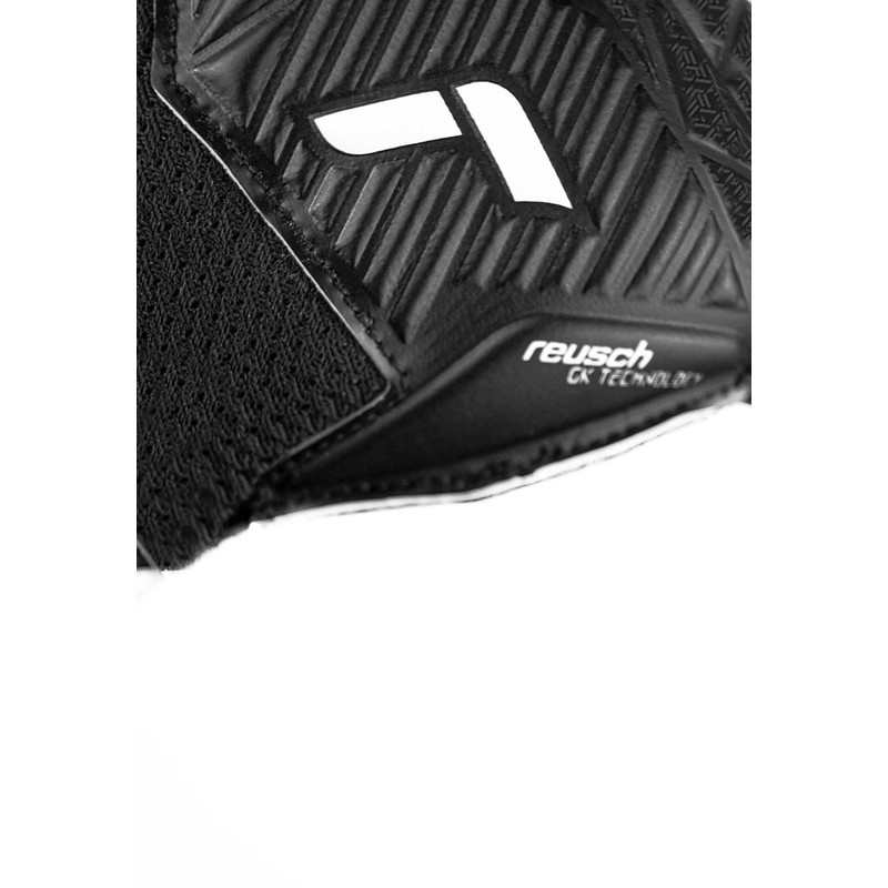 Reusch Unisex Youth Attract Infinity Junior Goalkeeper Gloves, 5, Black