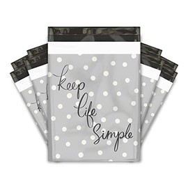 10x13 (100) Polka Dots Designer Poly Mailers Shipping Envelopes Premium Printed Bags