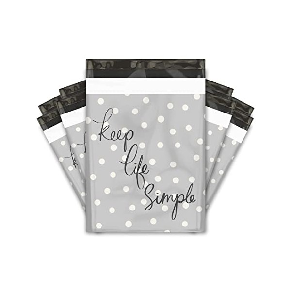 10x13 (100) Polka Dots Designer Poly Mailers Shipping Envelopes Premium
