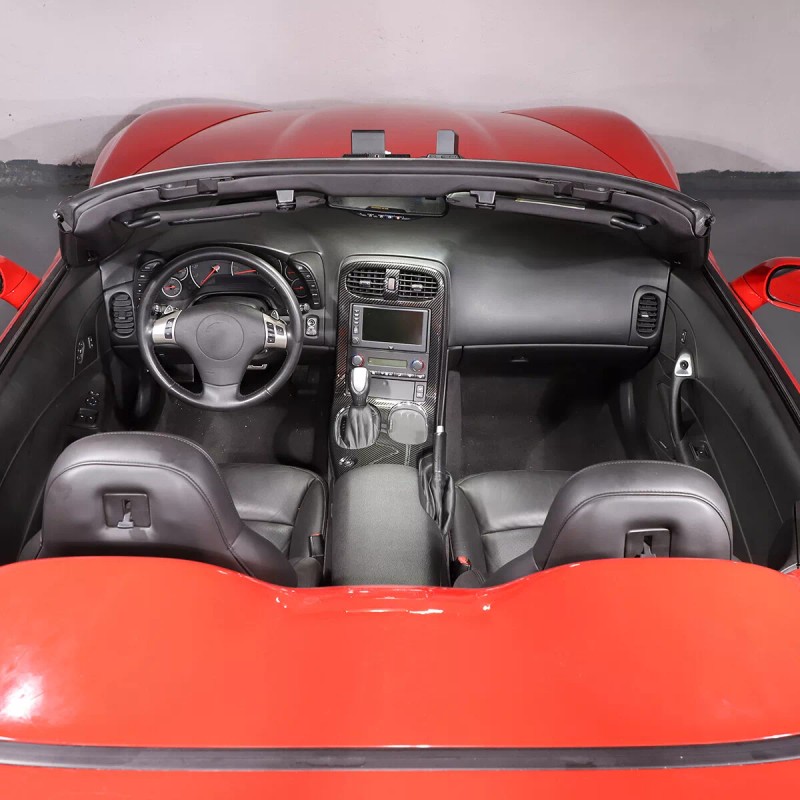 Unbranded ABS Carbon Fiber Interior Center Console Trim Cover For