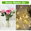 CARBLIN Wide Mouth Mason Jars 24 oz, 2 Pack Glass