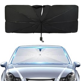 Car Sunshade Front Windshield, Universal Car Shade, Foldable Windscreen Sun Shade, UV Protection & Heat Insulation Front Window Visor Umbrella, Fits Most Car, SUV