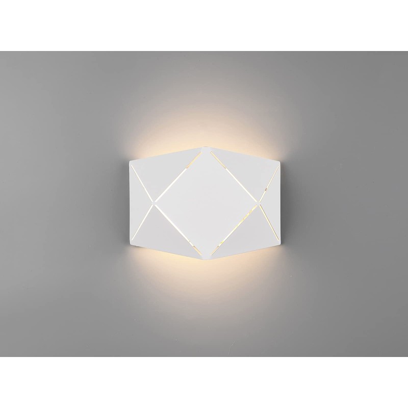 Set of 2 Indoor Wall Lights Metal in White with