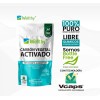 Carbón Vegetal Activado 120 Cápsulas - Wellthy Sabor Sin Sabor