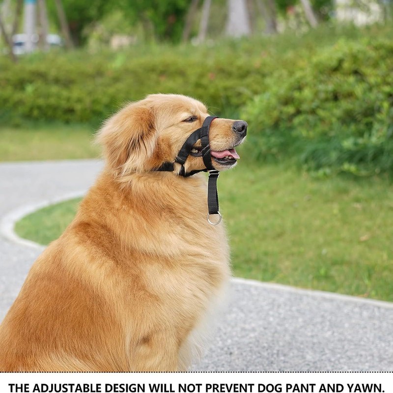 Dog Head Collar with Padded Fabric, Head Harness for Dogs,