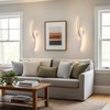 Sovinzert Hardwired 3000~6000K Modern Wall Sconce, 31.5IN Silver LED Wall