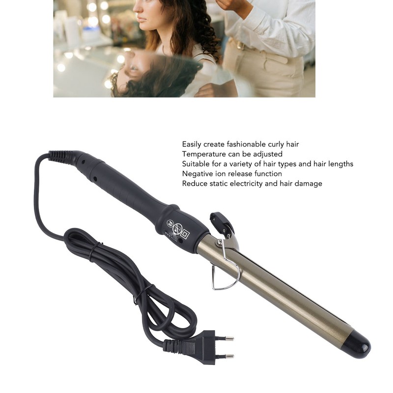25mm Electric Hair Curler Adjust Temperature Prevent Scalding Negative Ion