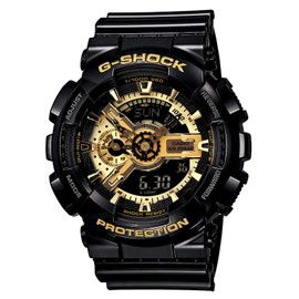 CASIO Wristwatch G - SHOCK Black x Gold Series GA - 110GB - 1AJF Men's