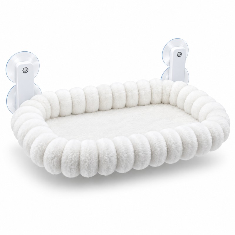 Cat Window Hammock for Indoor Lounging – Foldable Suction Cup