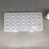 GSHLLO 35 Grids Clear Plastic Bead Storage Boxes Diamond Painting