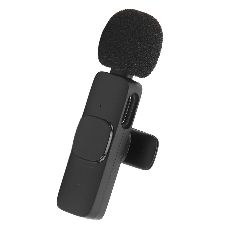 Wireless Lavalier Microphone Intelligent Noise Cut Automatic Pairing Compact Microphone
