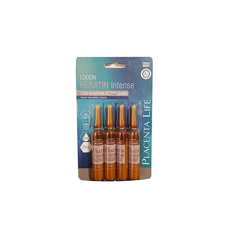 PLACENTA LIFE INTENSE HAIR TREATMENT X 4 AMPOULES Ampollas de