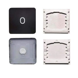 Replacement Individual O Key Cap and Hinges are Applicable for MacBook Pro 13&16inch Model A1989 A1990 and for MacBook Air Model A1932 Keyboard to Replace The O Keycap and Hinge