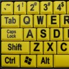 Large Print Yellow Keys USB Keyboard for Low Vision By