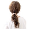 VingTAINE H7379 Enamel Twist Ribbon Pony Hook Hair Cuff, Cute,