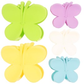 Baluue 5pcs Butterfly Hair Clips Small Decorative Clips for Women Teen Girls Lightweight Comfortable for Thin Thick Hair for Daily Use Parties Special Occasions